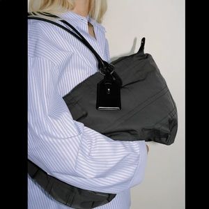 Zara Gray  Nylon Tote Bag